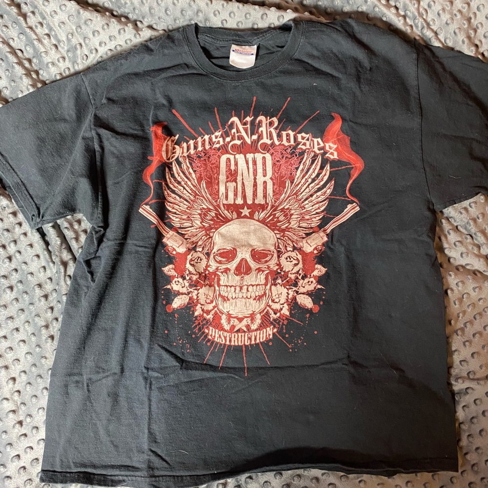 Guns N' Roses Chinese Democracy World Tour T-Shirt Men's Size XL Color Black